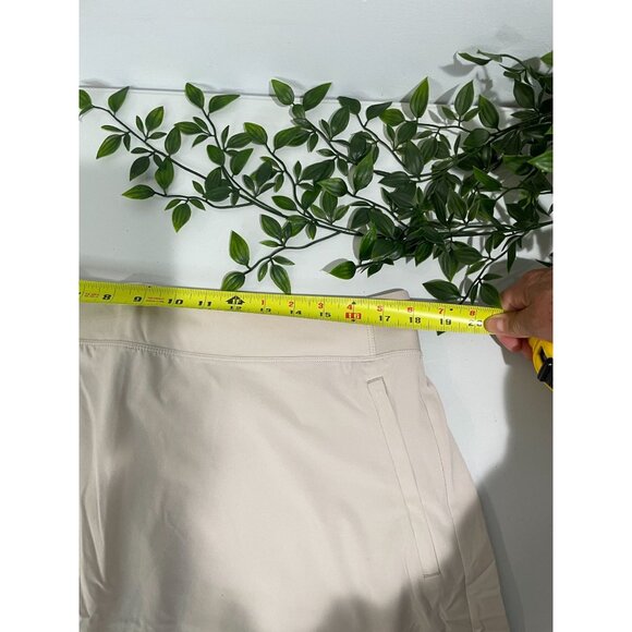 Athleta Beige Skirt With Zippered Pockets Size 16 - Picture 12 of 12